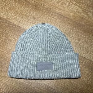 L.L. Bean Men's Winter Hat Beanie OS Blue Knit Cap 100% Acrylic Outdoor NWT